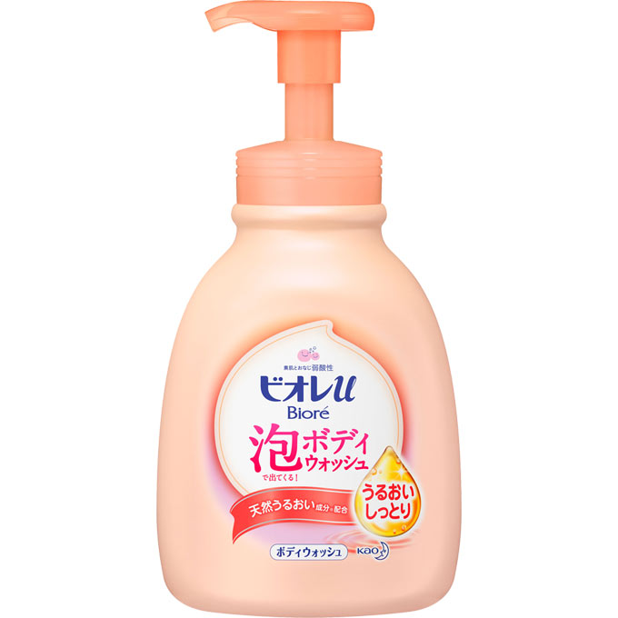 ◇ビオレu 泡で出てくるボディウォッシュ うるおいしっとり ポンプ 600mL