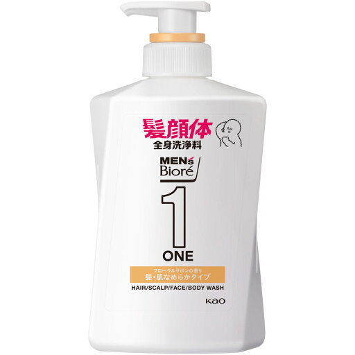 ◇メンズビオレONE全身洗浄料 髪・肌なめらかタイプ 本体 480mL ◇メンズビオレONE全身洗浄料 髪・肌なめらかタイプ 本体 480mL