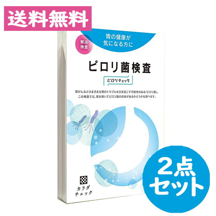 ピロリ菌検査 ピロリチェック ピロリ菌検査キット 1セット 2点セット【ヘルスケアシステムズ】