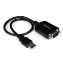 StarTech.com シリアル変換ケーブル/USB-A - RS232C/30cm/920Kbps/ブラック(ICUSB232PRO) 目安在庫=○