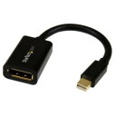StarTech.com ディスプレイアダプター/mDP - DP 1.2/4K60Hz/オス・メス/BK(MDP2DPMF6IN) 目安在庫=○