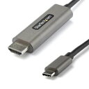StarTech.com ディスプレイ変換ケーブル/USB-C - HDMI/1m/4K60Hz/HBR3/BK(CDP2HDMM1MH) 目安在庫=△