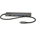 StarTech.com USBマルチハブ/USB-C/4K60Hz HDMI/100W/2xUSB/LAN/SD/長尺cbl(DKT30CHSDPD1) 目安在庫=△