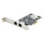 StarTech．com LANカード／PCI Express／x2／2x RJ45／10/100 Mbps/1G/2.5G(PR22GI-NETWORK-CARD) 目安在庫=○