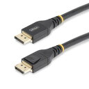 StarTech.com DisplayPort 1.4ケーブル/アクティブ/15m/8K60Hz/VESA認証/BK(DP14A-15M-DP-CABLE) 目安在庫=△(2)