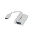 StarTech.com fBXvCA_v^[/USB-C - VGA/1080p/60W USB PD/BK(CDP2VGAUCPW) ڈ݌=