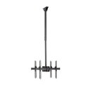 StarTech.com テレビ天吊り金具/2画面/32-75インチ/360度回転/1060mm - 1560mm(FPCEILBTB) 目安在庫=△(2)
