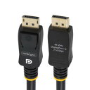 StarTech.com DisplayPort 1.2 ケーブル/4.6m/4K60Hz/VESA/オスオス/ブラック(DISPLPORT15L) 目安在庫=△