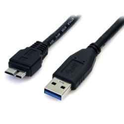 USB 3.0 Micro USB接続外付けHDDをコンピューターに接続【スターテック.com】【 安心メーカー無期限保証 】USB 3.0 SuperSpeed 仕様対応のケーブルとコネクタ 最大5GbpsのUSB 3.0データ転送速度対応 編組シールド付きアルミマイラー箔 応力緩和機能対応モールドコネクタ検索キーワード:(【 安心メーカー無期限保証 】接続、変換、拡張、分離、切換えを行うIT、 A / Vプロフェッショナルのためのパーツを製造しています StarTech.com（スターテックドットコム）)