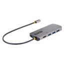 StarTech.com USBマルチハブ/USB-C/4K60Hz HDMI/100W PD/3x USB/LAN/長尺(127B-USBC-MULTIPORT) 目安在庫=○(2)