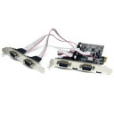 StarTech.com シリアル増設カード/PCIe - 4x RS232C/16550 UART/128Kbps(PEX4S553) 目安在庫=△(2)
