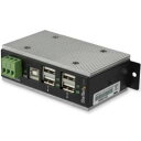StarTech.com USBハブ/USB 2.0/USB-A - 4x USB-A/産業用メタル筐体/DIN・壁面(HB20A4AME) 目安在庫=△(2)