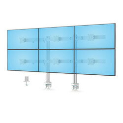 StarTech．com モニターアーム/6画面/最大32インチ/耐荷重各8kg/クロスバー(6-MONITOR-ARM-A) 目安在庫=△