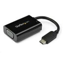 StarTech.com fBXvCA_v^[/USB-C - VGA/2048x1280/60W PD/ubN(CDP2VGAUCP) ڈ݌=