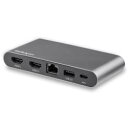 StarTech.com USBマルチハブ/USB-C/2画面/4K30Hz HDMI/100W PD/2x USB/LAN(DK30C2HAGPD) 目安在庫=○(2)