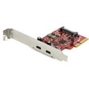 StarTechDcom USB݃J[h/PCIe 3.0 - 2x USB-C/10Gbps/SATAd/UASP(PEXUSB312C3) ڈ݌=