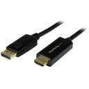 StarTech.com ディスプレイ変換ケーブル/DP 1.2 - HDMI 1.4/5m/4K30Hz/BK(DP2HDMM5MB) 目安在庫=○(2)