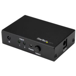 Switching Devices - StarTech.com ビデオスイッチャー/HDMI/2入力1出力/4K60Hz/7.1chオーディオ(VS221HD20) 目安在庫=△