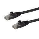 StarTech.com カテゴリ6(CAT6)LANケーブル/1.5m/ブラック/ツメ折れ防止機構(N6PATC150CMBK) 目安在庫=△
