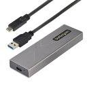 StarTech.com USB-C 10Gbps - M.2 NVMe & M.2 SATA SSD 外付けケース(M2-USB-C-NVME-SATA) 目安在庫=△