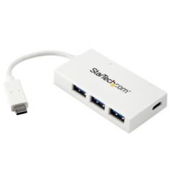 StarTech.com USBϥ/USB 3.0/USB-C - 3xA+1xC/Хѥ/TB3ߴ/ۥ磻(HB30C3A1CFBW) ܰº߸=