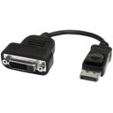 StarTech.com ディスプレイアダプター/DP- DVI/1080p/アクティブ変換/ブラック(DP2DVIS) 目安在庫=△