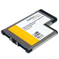 StarTech.com USB増設カード/ExpressCardスロット - 2x USB-A/UASP/5Gbps(ECUSB3S254F) 取り寄せ商品