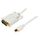 StarTech.com ディスプレイ変換ケーブル/mDP - DVI-D/1.8m/1080p/パッシブ/BK(MDP2DVIMM6W) 取り寄せ商品