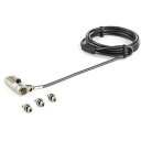 StarTech.com ノートPC用ロック/2m/4桁ダイヤル錠/K Nano Wedgeスロット対応(LTULOCK4D) 目安在庫=○
