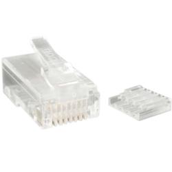 StarTech.com カテゴリ6(CAT6)モジュラープラグコネクター/50個入りパック(CRJ45C6STR50) 目安在庫=○