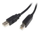 StarTech.com USBケーブル/A-B/2m/USB 2.0/480Mbps/オス・オス/ブラック(USB2HAB2M) 目安在庫=○(2)