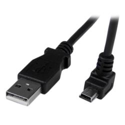 StarTech.com USB֥/A - Mini-B/2m/USB 2.0/L//BK(USBAMB2MD) ܰº߸=