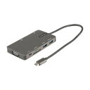 StarTech.com USBマルチハブ/USB-C/4KHDMI又はVGA/100W/4xUSB/LAN/SD/長尺cbl(DKT30CHVSDPD) 目安在庫=△