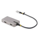 StarTech.com USBマルチハブ/USB-C/4K60Hz HDMI/100W PD/3x USB/WWCB(104B-USBC-MULTIPORT) 取り寄せ商品