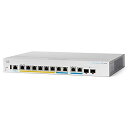 Cisco Systems(Cisco Business) CBS350 Managed 2-port 2.5GE、6-port GE、PoE、2x10G combo(CBS350-8MGP-2X-JP) 目安在庫=△