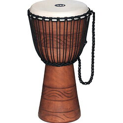 オリジナルアフリカンスタイル・ロープチューニング ウッドジャンベ WATER RHYTHMシリーズ 10" diameter、20"tallオリジナルアフリカンスタイル・ロープチューニング ウッドジャンベ WATER RHYTHMシリーズ 10" diameter、20"tall
