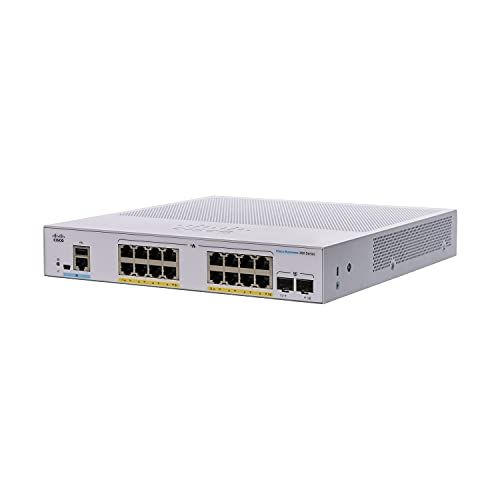 Cisco Systems(Cisco Business) CBS350 Managed 16-port GE Full PoE 2x1G SFP(CBS350-16FP-2G-JP) 取り寄せ商品