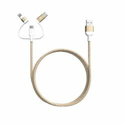 Adam Elements Premium Aluminum Lightning Trio Cable PeAk II Trio 120B Gold(ACBAD120TMBRPGD) 取り寄せ商品