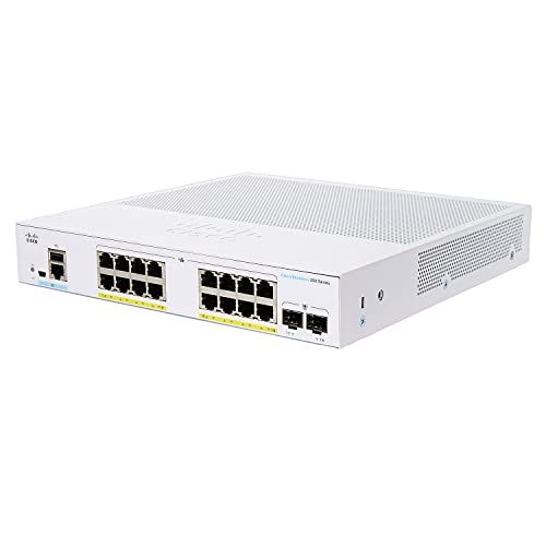 Cisco Systems(Cisco Business) CBS350 Managed 16-port GE PoE 2x1G SFP(CBS350-16P-2G-JP) 取り寄せ商品