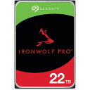 Seagate Ironwolf Pro 3.5inch SATA 6GB/s 22TB 7200RPM 256MB 512E Helium(ST22000NT001) ڈ݌=