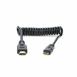 ATOMOS Coiled Mini HDMI to Full HDMI Cable (30cm) ATOMCAB008 取り寄せ商品