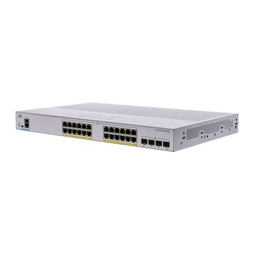 Cisco Systems(Cisco Business) CBS250 Smart 24-port GE PoE 4x10G SFP+(CBS250-24P-4X-JP) 目安在庫=△