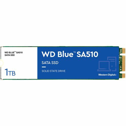 WESTERN　DIGITAL WDS100T3B0B WD Blue SA510 SSD SATA6Gb/s 1TB M.2 2280 目安在庫=○