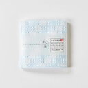 楠橋紋織 くすばしタオル わた音 しゅすワッフル ハンカチタオル 25cm×25cm ブルー(1-65610-86-B) 取り寄せ商品