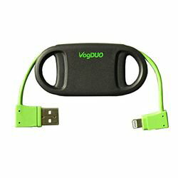 VogDUO KeychainDockingCable/MFI/Lightning ブラック&グリーン IPC48 取り寄せ商品