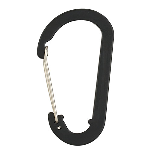 蝶屋物産 蝶屋物産 SD-39 アルミカラビナ ワンタッチ装着 軽量で丈夫な便利カラビナ ブラック(ATC46793) 取り寄せ商品