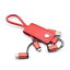 ܥȥ饹ȥƥΥ Keycase Cable 3in1 Red KC3IN1-RD 󤻾