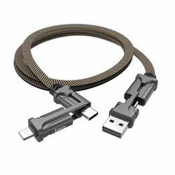 日本トラストテクノロジー S22-MLT12-BK hoco S22 マルチ4in1充電ケーブル 1.2m ブラック 取り寄せ商品 日本トラストテクノロジー S22-MLT12-BK hoco S22 マルチ4in1充電ケーブル 1.2m ブラック 取り寄せ商品
