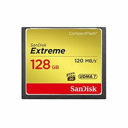 サンディスク エクストリーム コンパクトフラッシュ 128GB(エコパッケージ)(SDCFXSB-128G-EPK) 取り寄せ商品