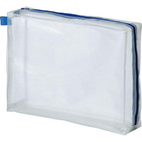 マグエックス メッシュケース デカマチ A4 青 1枚(MMCL-A4-D) 目安在庫=○